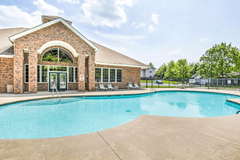 Swimming pool with sundeck